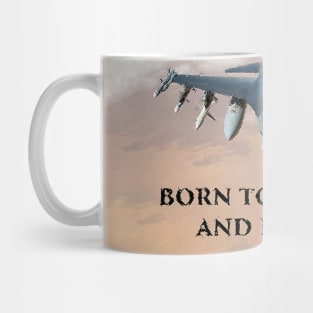 Fighter Jet Born s6h14 Mug